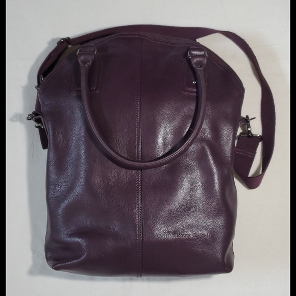 Tiffany & Fred Handbags - Tiffany and Fred purple leather tote bag